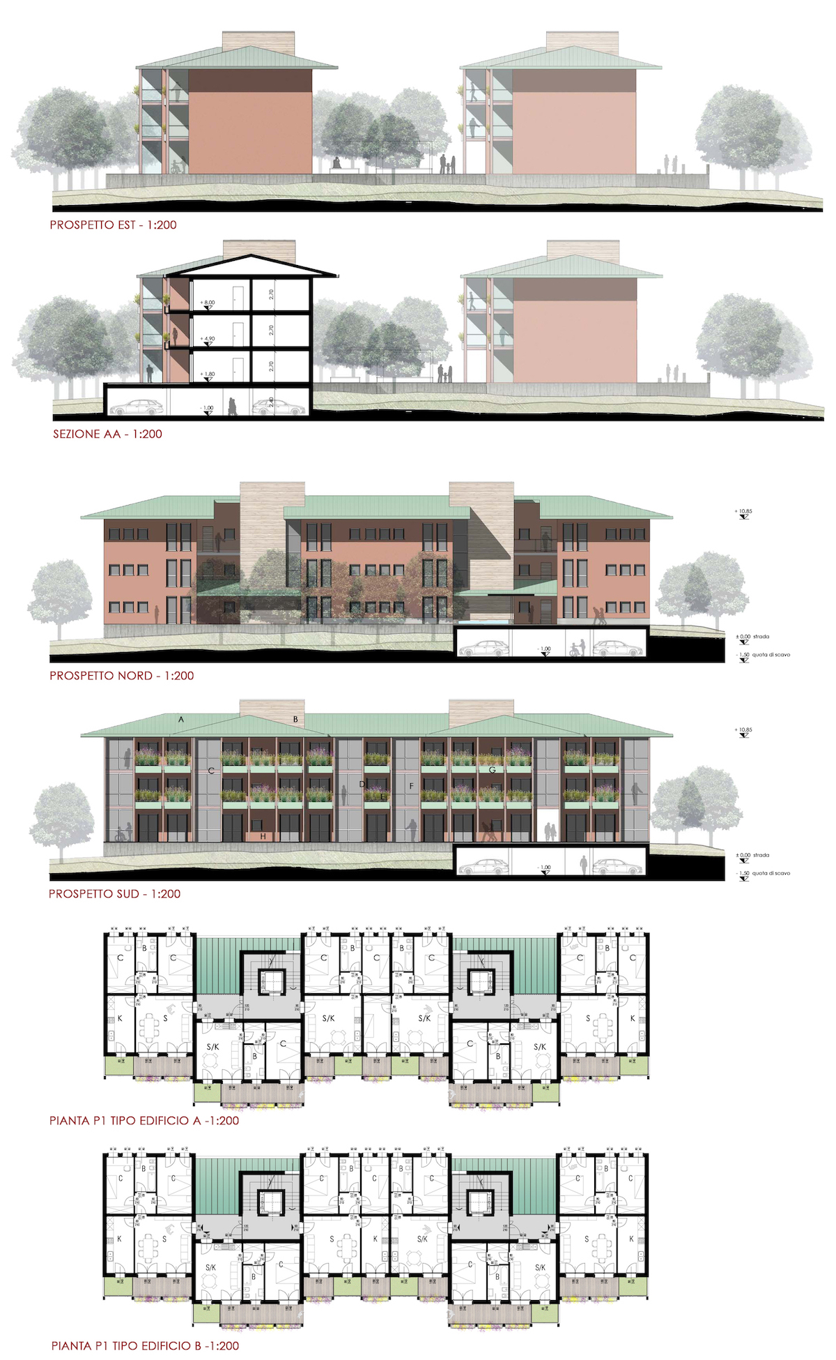 Edifici residenziali - Fondazione Rho 